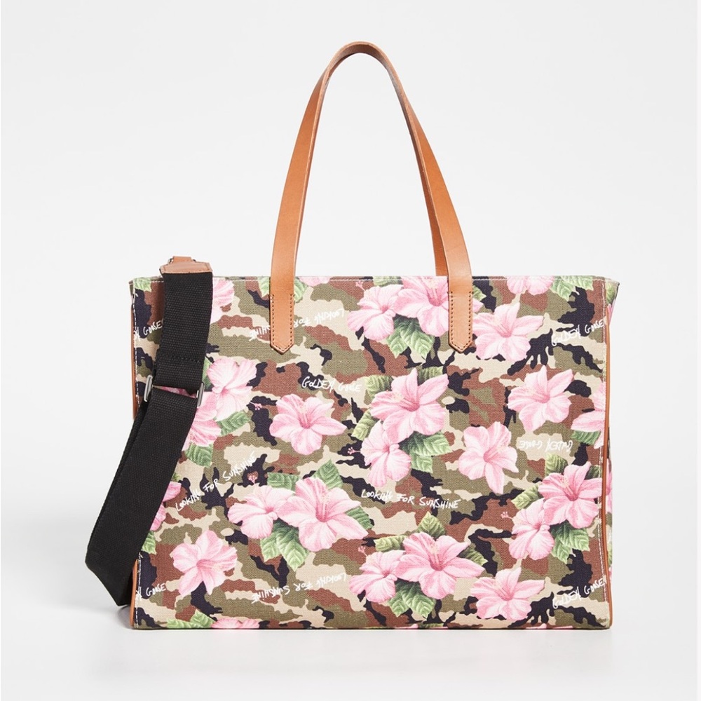 Golden Goose Ibiscus Camouflage Tote